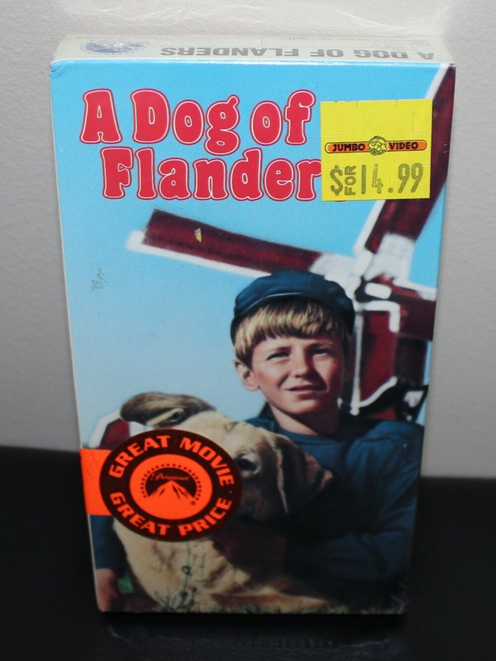 3/$55❤️new sealed 1991 A DOG OF FLANDERS (1959) VHS James B. Clark David Ladd